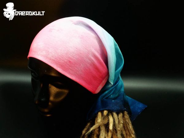 Batik blau dreadtube, dreadtube, dread headband, drealocks rule, tube, awesome tube, bandana for dreadlocks,